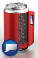 connecticut a stylized vending machine