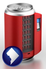 washington-dc a stylized vending machine