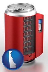 delaware a stylized vending machine