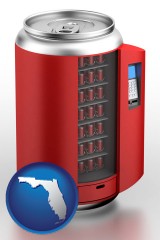 florida a stylized vending machine