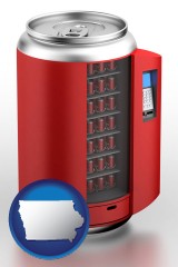 iowa a stylized vending machine