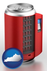 kentucky a stylized vending machine