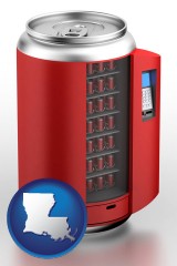 louisiana a stylized vending machine