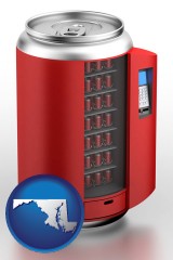 maryland a stylized vending machine