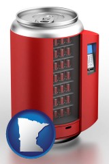 minnesota a stylized vending machine