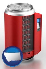 montana a stylized vending machine