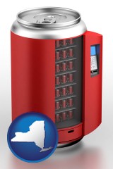 new-york a stylized vending machine