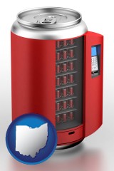 ohio a stylized vending machine
