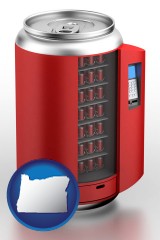 oregon a stylized vending machine